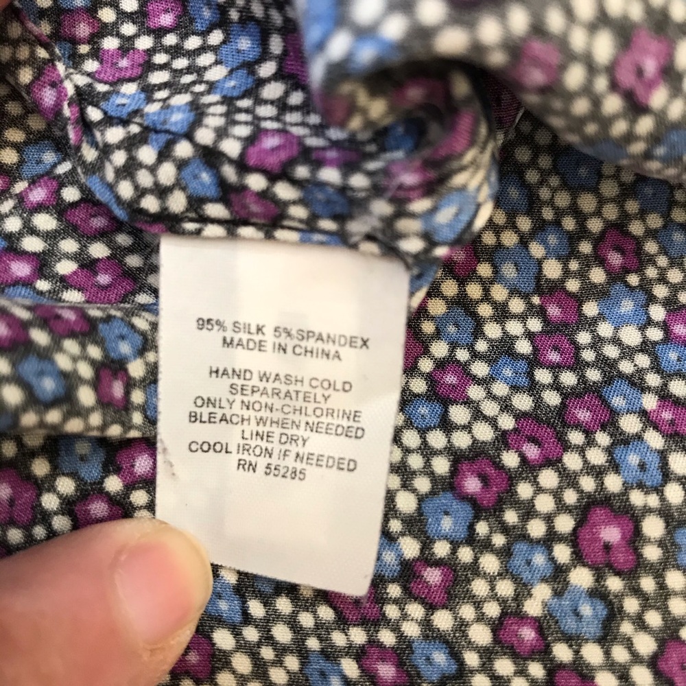 Express Design Studio Silk Top Size L - Picture 7 of 7